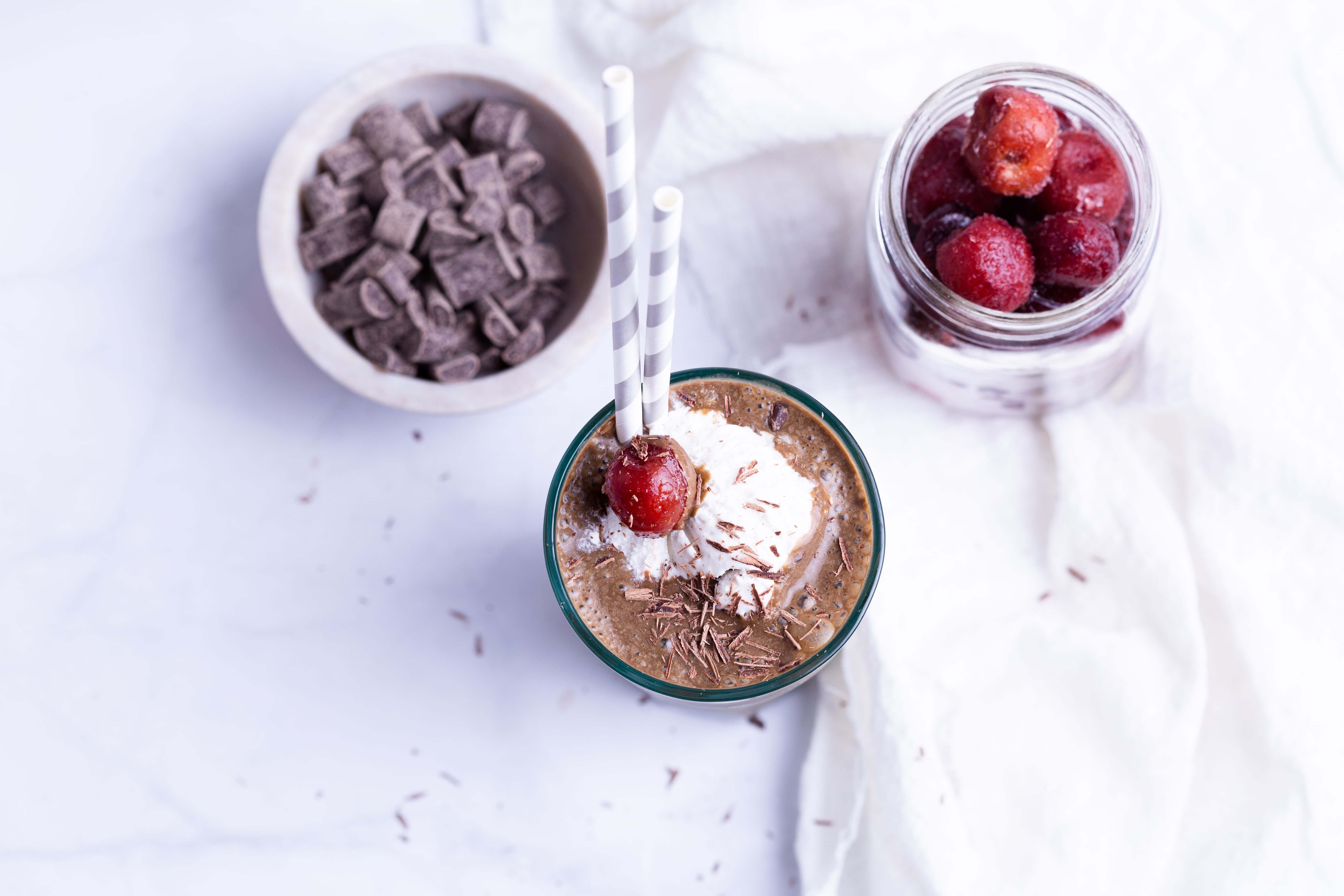 Black Forest Cake Protein Smoothie – Essential Sports Nutrition