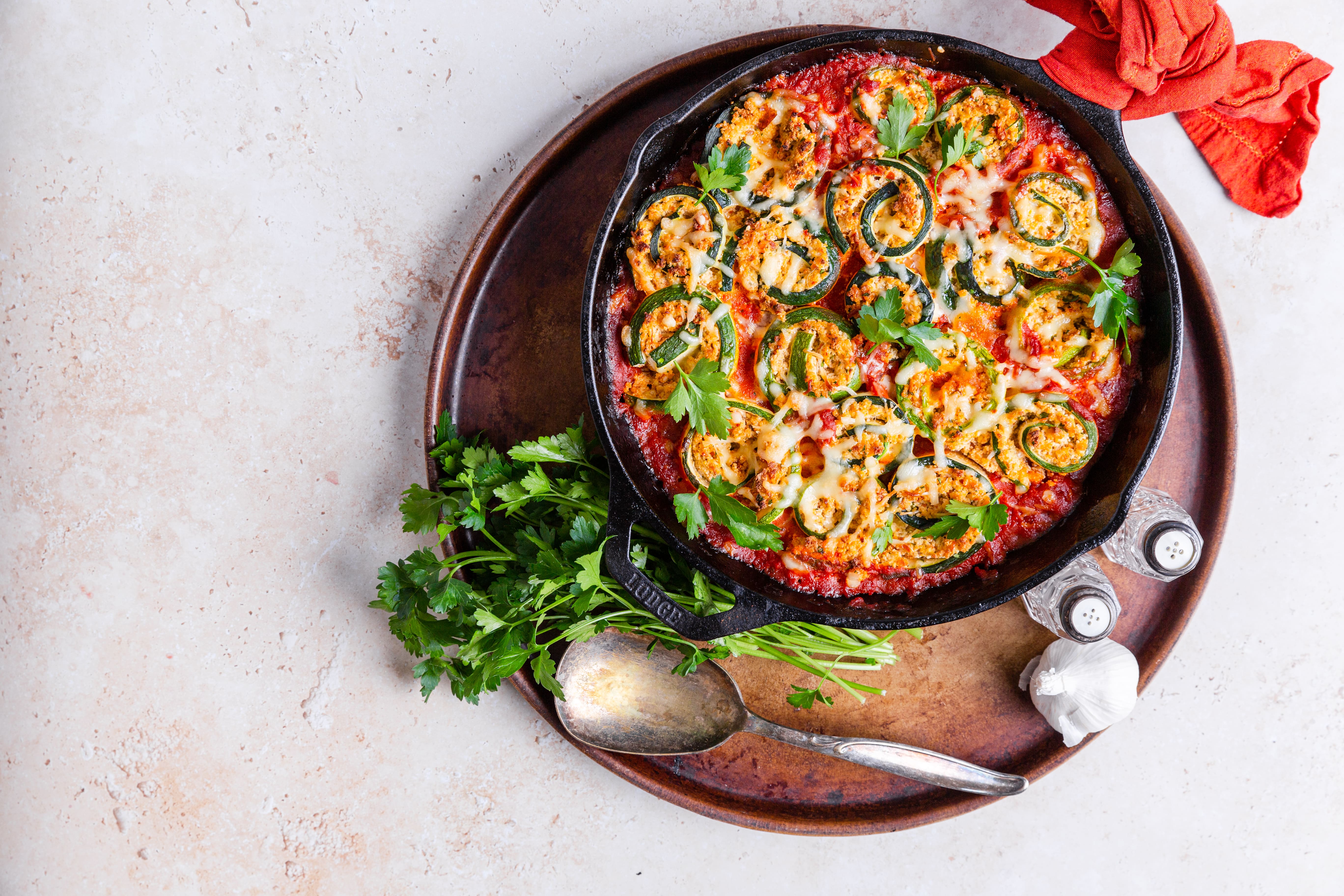 Rolled Zucchini Pasta Bake – Essential Sports Nutrition