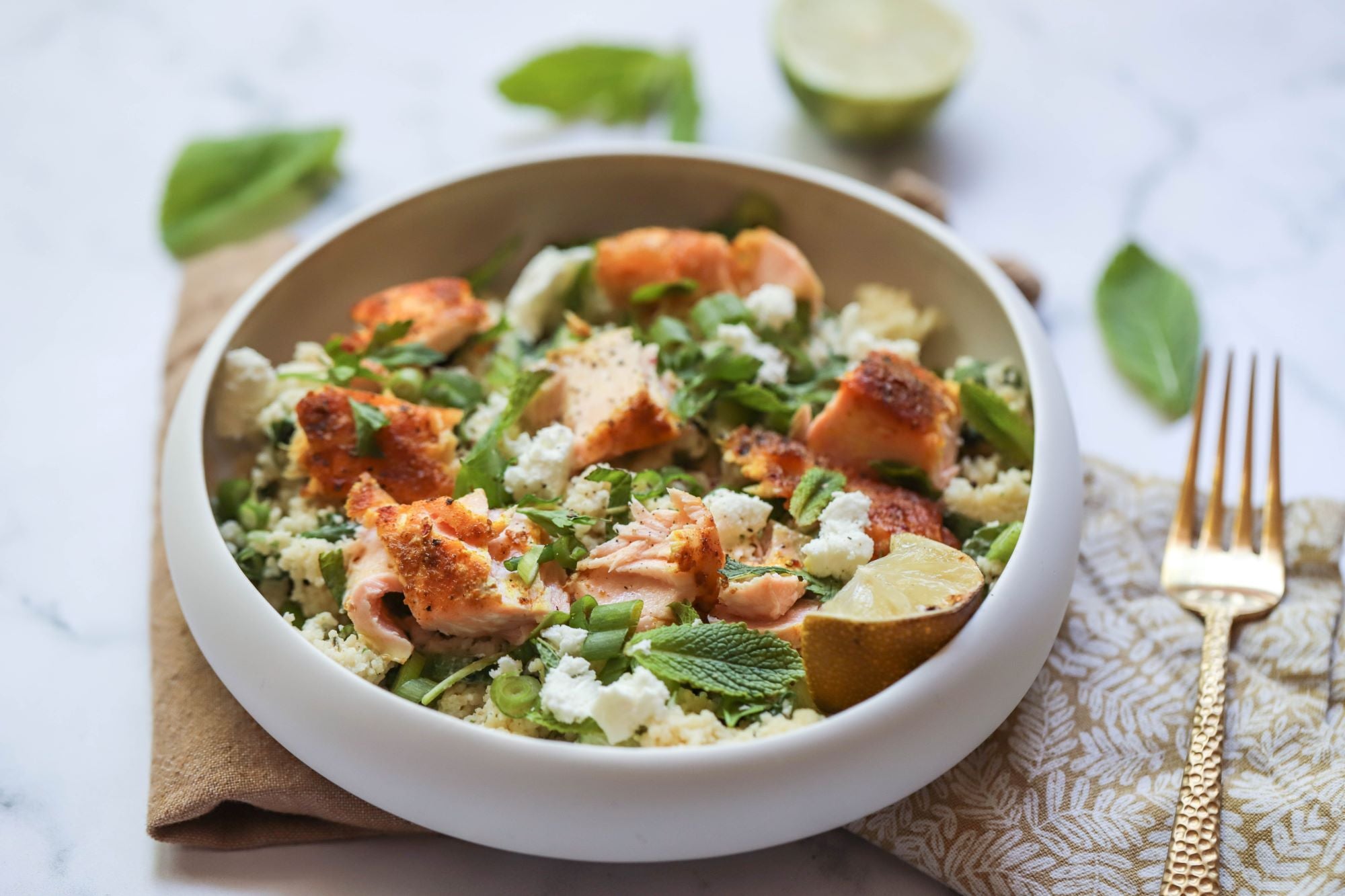 Salmon Couscous Salad – Essential Sports Nutrition
