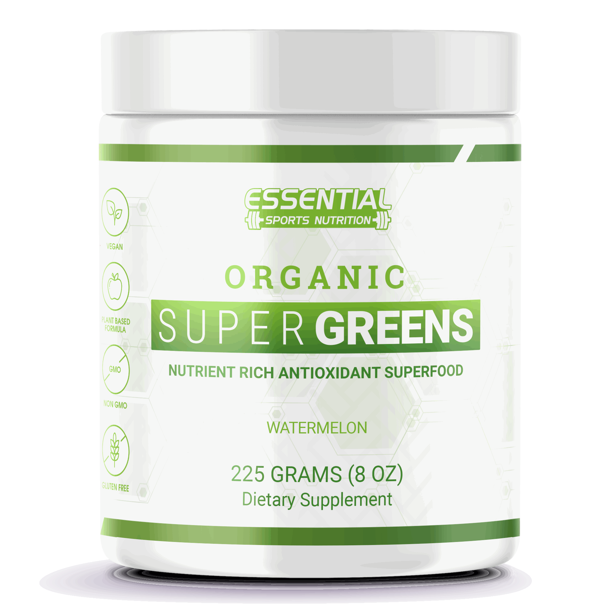 Organic Super Greens Essential Sports Nutrition 5098