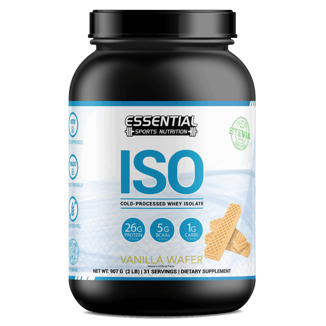 ISO WHEY ISOLATE Vanilla Wafer Essential Sports Nutrition