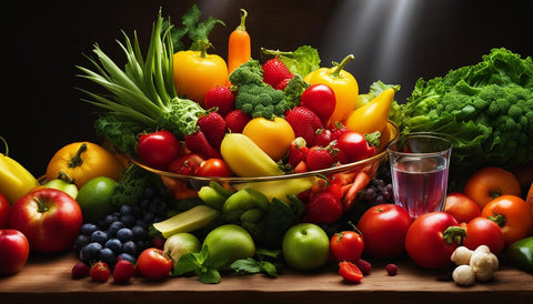 A colorful assortment of fruits and vegetables