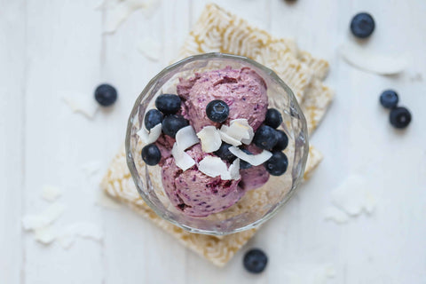 Blueberry Protein Ice Cream