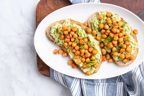 Chickpea Avocado Toast