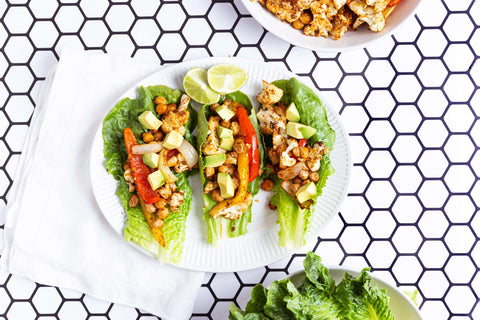 Chickpea Lettuce Tacos