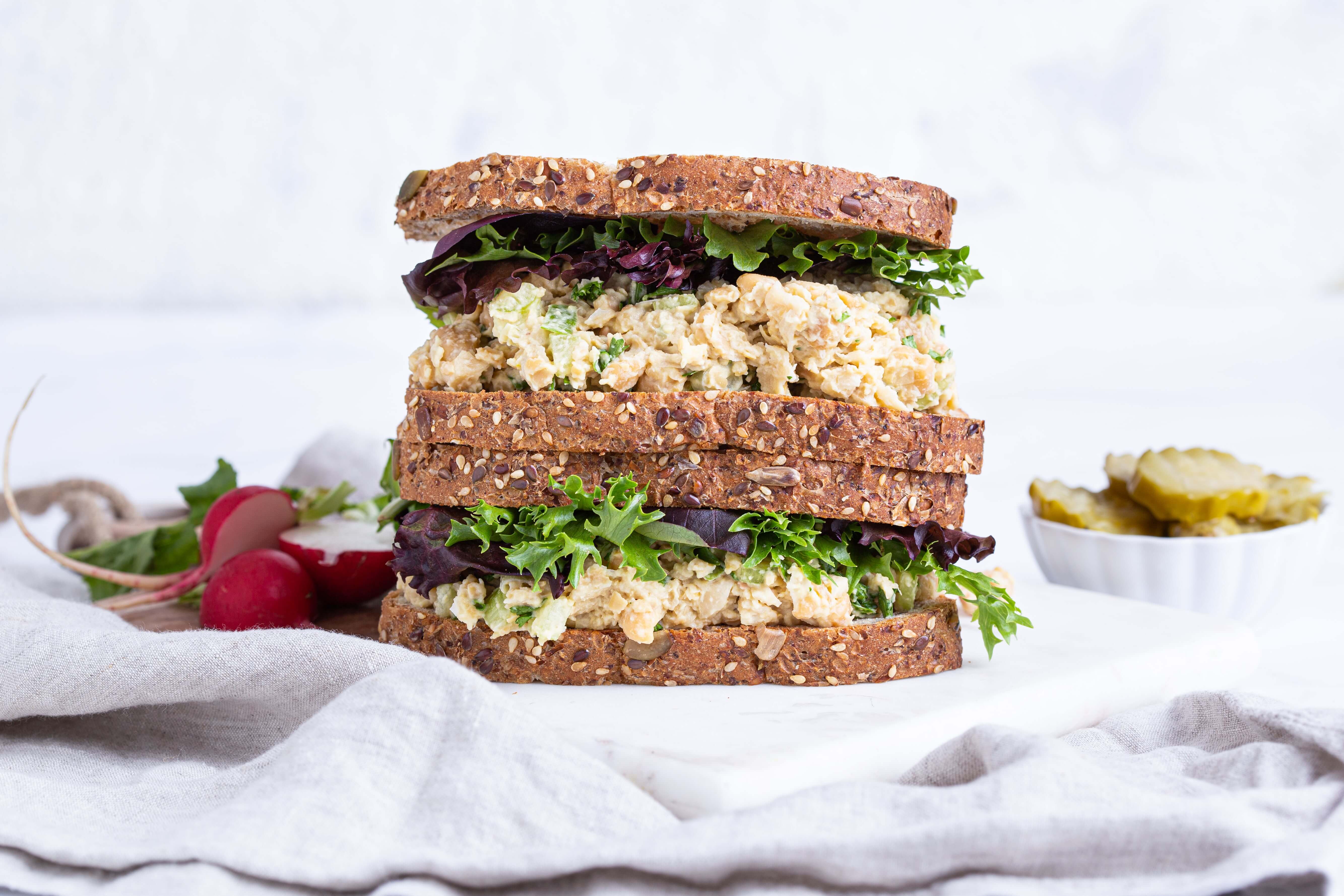 Chickpea “Tuna” Sandwich – Essential Sports Nutrition