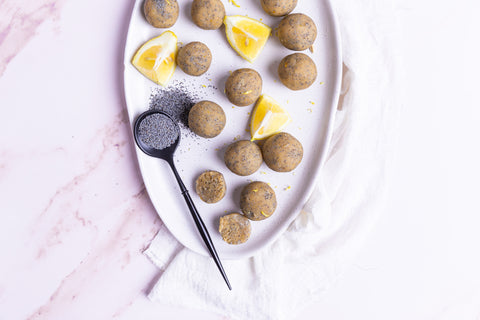 Lemon Poppy Seed Bliss Balls