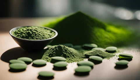 chlorella pills and powder