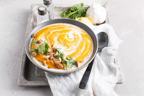 Creamy Carrot Lentil Soup