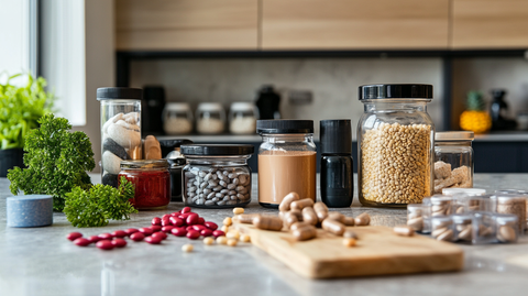  kitchen counter with bcaa supplements 