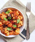 Aubergine & Tomato Pasta | Recipe Download - Essential Sports Nutrition