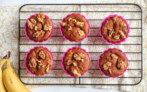 Banana & Almond Muffins | Recipe Download - Essential Sports Nutrition