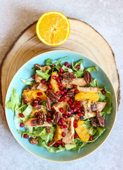 Chicken, Orange & Walnut Salad | Recipe Download - Essential Sports Nutrition