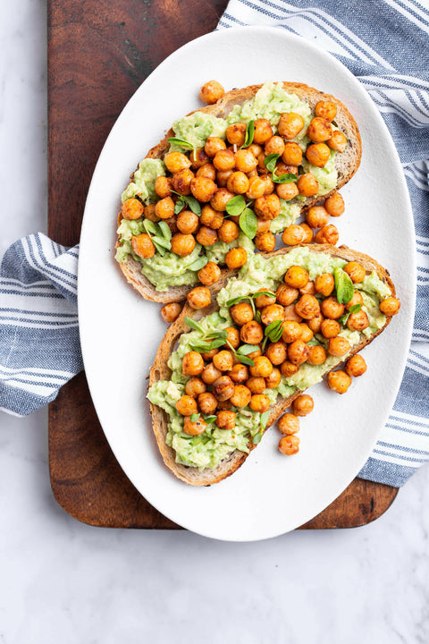 Chickpea Avocado Toast | Recipe Download - Essential Sports Nutrition