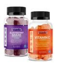 Elderberry Immunity Gummies + Vitamin C Gummies - Essential Sports Nutrition