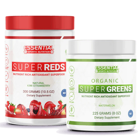 Organic Super Greens + Super Reds - Essential Sports Nutrition