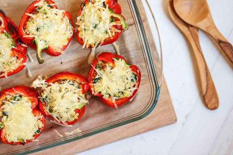 Egg and Turkey Stuffed Peppers | Recipe Download - Essential Sports Nutrition