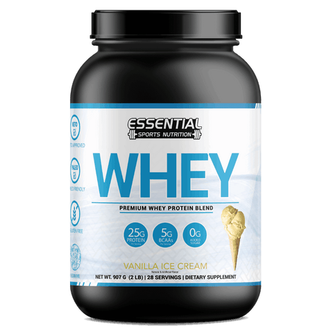 Essential Whey Protein | Vanilla Ice Cream 2lb - Essential Sports Nutrition