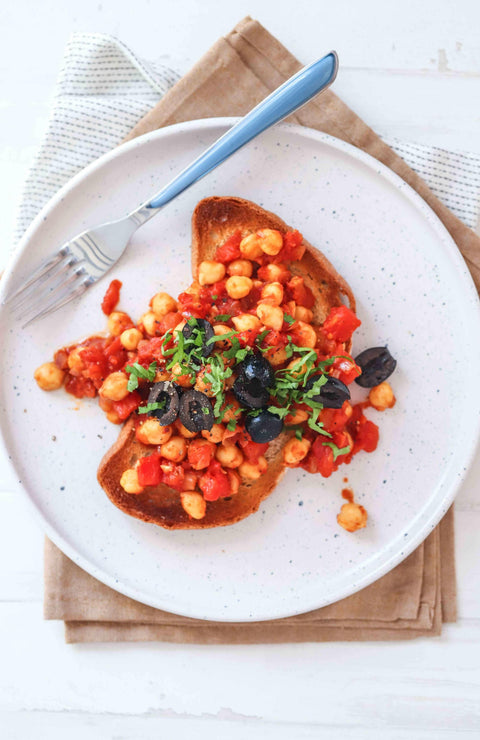 Greek Chickpeas On Toast | Recipe Download - Essential Sports Nutrition