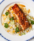 Honey & Lime Glazed Salmon With Pineapple Rice | Recipe Download - Essential Sports Nutrition