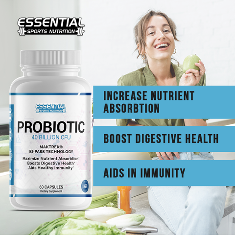 Probiotic - 40 Billion CFU + Digest - Essential Sports Nutrition