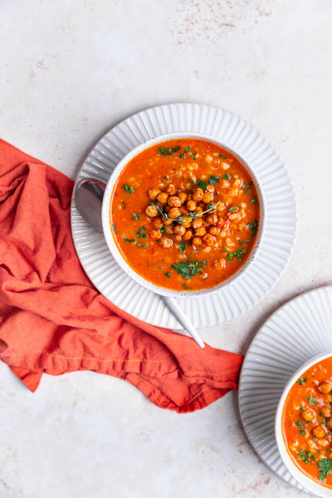 Roasted Tomato & Barley Soup | Recipe Download - Essential Sports Nutrition