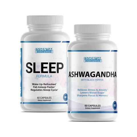 Sleep Formula + Organic Ashwagandha - Essential Sports Nutrition