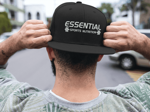 Essential Flat Bill Snapback Hat - Essential Sports Nutrition