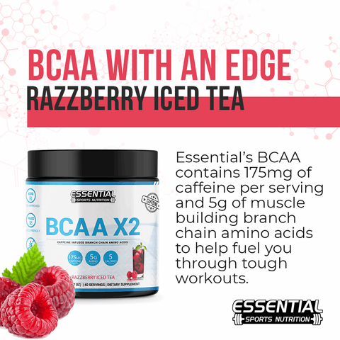 BCAA X2 | Razzberry Iced Tea - Essential Sports Nutrition