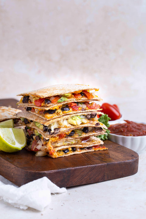 Black Bean Quesadillas | Recipe Download - Essential Sports Nutrition