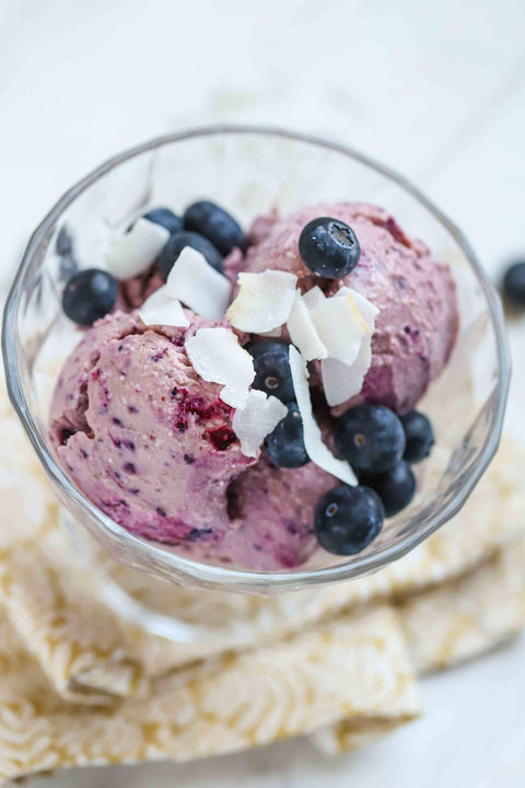 Blueberry Protein Ice Cream | Recipe Download - Essential Sports Nutrition