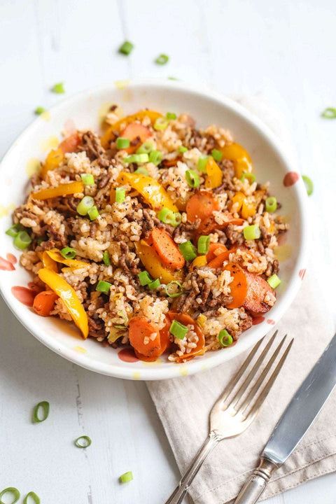 Cajun Beef and Vegetable Rice | Recipe Download - Essential Sports Nutrition