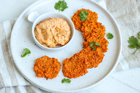 Baked Carrot Fritters | Recipe Download - Essential Sports Nutrition