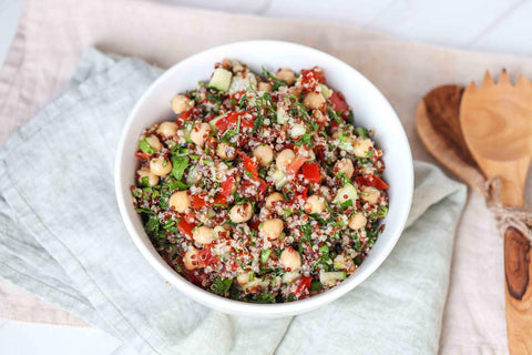 Chickpea & Quinoa Tabbouleh | Recipe Download - Essential Sports Nutrition