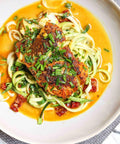 Cod With Creamy Zoodles | Recipe Download - Essential Sports Nutrition