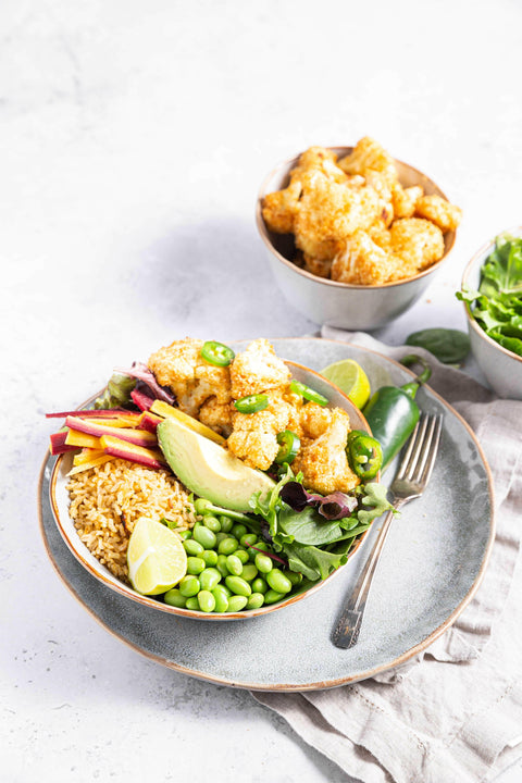 Crispy Cauliflower Power Bowl | Recipe Download - Essential Sports Nutrition