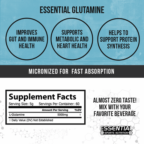 Glutamine Powder - Essential Sports Nutrition