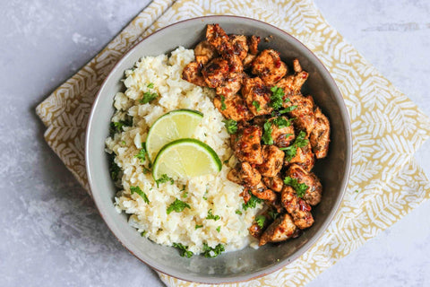 Jerk Chicken with Cauliflower Rice | Recipe Download - Essential Sports Nutrition