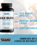 Max Burn + Detox with Acai Berry - Essential Sports Nutrition