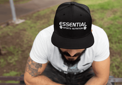 Essential Flat Bill Snapback Hat - Essential Sports Nutrition