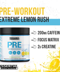 Whey Protein | Chocolate Ice Cream 2lb + PRE | Extreme Lemon Rush - Essential Sports Nutrition