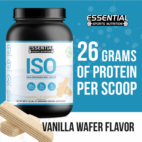 ISO | WHEY ISOLATE - Vanilla Wafer - Essential Sports Nutrition