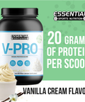 V-Pro Vanilla Cream & PRE Extreme Berry Blast Bundle - Essential Sports Nutrition