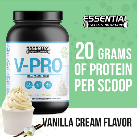 V-Pro Vanilla Cream & PRE Extreme Berry Blast Bundle - Essential Sports Nutrition