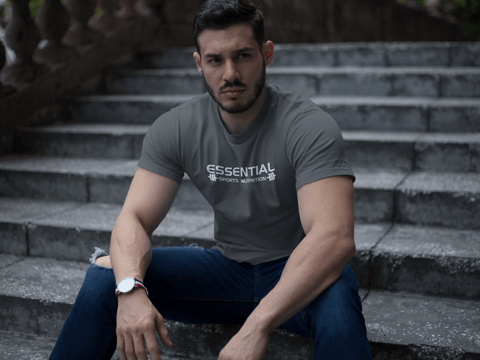 Essential White Logo Tee - Essential Sports Nutrition