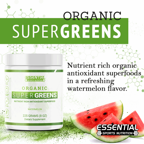 Organic Super Greens + Super Reds - Essential Sports Nutrition