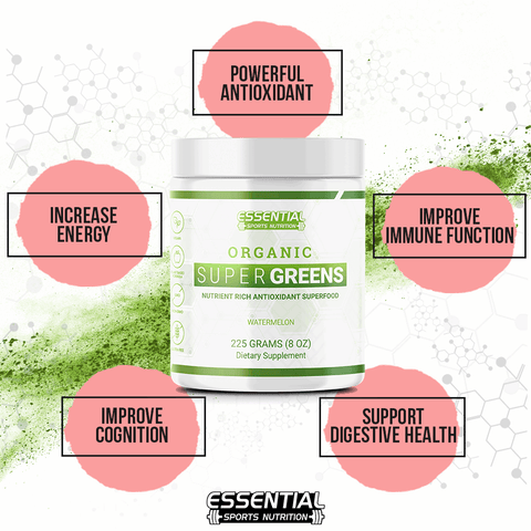 Organic Super Greens + Super Reds - Essential Sports Nutrition