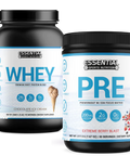 Whey Protein | Chocolate Ice Cream 2lb + PRE | Extreme Lemon Rush - Essential Sports Nutrition