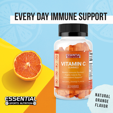 Elderberry Immunity Gummies + Vitamin C Gummies - Essential Sports Nutrition