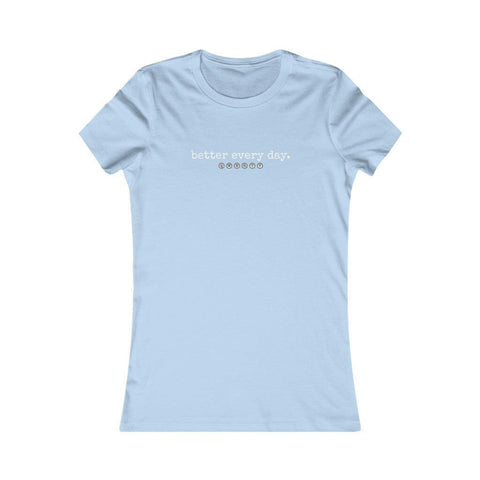 QWERTY - better every day - Women's Fitted Tee - Essential Sports Nutrition